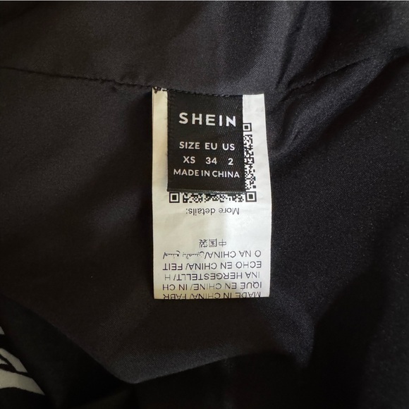 SHEIN High Waist Skeleton Print Punk Skirt - Picture 7 of 9